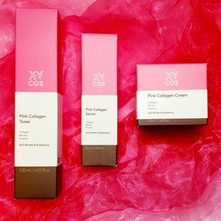 Pink Collagen Line [Toner, Serum, Cream] — 5점을 준 리뷰어가 2021년 10월 올린 사용 사진