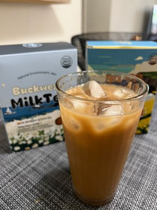 느랑풀 USA_ [neurangpul] JEJU UDO PEANUT MILKTEA 30g*10 — 5점을 준 리뷰어가 2025년 7월 올린 사용 사진