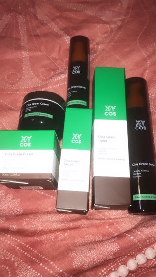 Cica Green Line [Toner, Serum, Cream] — 5점을 준 리뷰어가 2021년 8월 올린 사용 사진