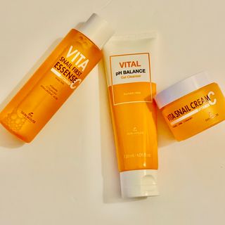 Vita Snail Trio Set [First Essence, Cream, Gel Cleanser] — 5점을 준 리뷰어가 2021년 9월 올린 사용 사진