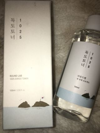 라운드 랩 1025 독도 토너 100ml — 5점을 준 리뷰어가 2021년 2월 올린 사용 사진