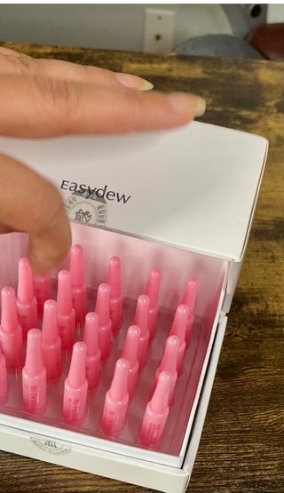 이지듀 리더마 마스터 앰플 1ml x 20 바이알 — 5점을 준 리뷰어가 2021년 3월 올린 사용 사진