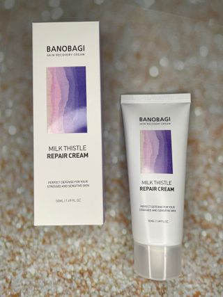 바노바기 코스메틱 바노바기 밀크 씨슬 리페어 크림 50ml — 5점을 준 리뷰어가 2023년 3월 올린 사용 사진
