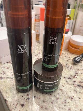 Cica Green Line [Toner, Serum, Cream] — 3점을 준 리뷰어가 2021년 9월 올린 사용 사진