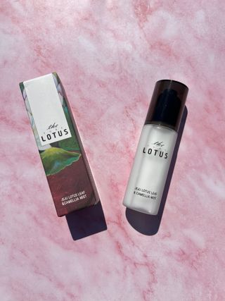 더 퓨어 로터스 제주 식물 선크림 / 제주 연잎 &amp; 동백 미스트 / 순수한 연꽃 어메니티 세트 — 5점을 준 리뷰어가 2022년 9월 올린 사용 사진