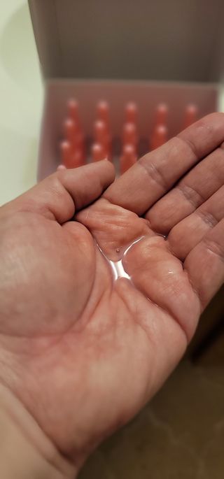 이지듀 리더마 마스터 앰플 1ml x 20 바이알 — 1점을 준 리뷰어가 2021년 4월 올린 사용 사진