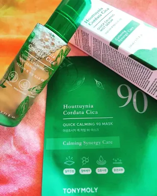 토니모리 어성초시카 퀵 카밍 미스트 세럼 & 어성초시카 퀵 카밍 90 마스크 — 5점을 준 리뷰어가 2022년 8월 올린 사용 사진
