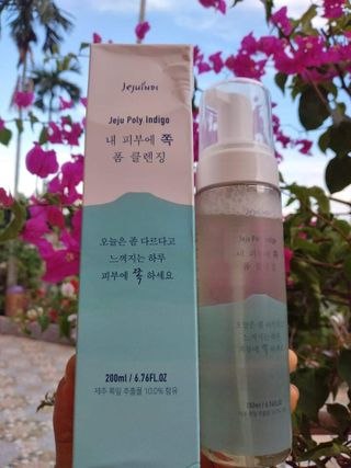 제주인디 폴리인디고 내 피부에 쪽 폼클렌징 — 5점을 준 리뷰어가 2021년 9월 올린 사용 사진