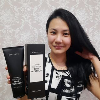 나인레스 매지나인 필 업 실크 트리트먼트 200ml 6.76 fl. 온스 유형에 남겨 — 5점을 준 리뷰어가 2022년 1월 올린 사용 사진