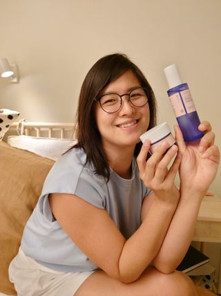 네오젠 더마로지 시카 리페어 스네일 에센스 100ml+ 크림 50g 세트 — 5점을 준 리뷰어가 2022년 8월 올린 사용 사진