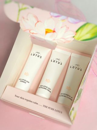 더 퓨어 로터스 제주 식물 선크림 / 제주 연잎 &amp; 동백 미스트 / 순수한 연꽃 어메니티 세트 — 5점을 준 리뷰어가 2022년 9월 올린 사용 사진