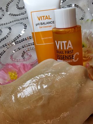 Vita Snail Trio Set [First Essence, Cream, Gel Cleanser] — 5점을 준 리뷰어가 2021년 9월 올린 사용 사진