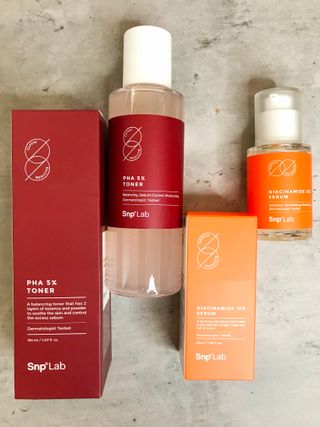 SNP LAB PHA  5 토너 150ml + 나이아신아마이드 10 세럼 32ml 세트 — 4.5점을 준 리뷰어가 2021년 9월 올린 사용 사진