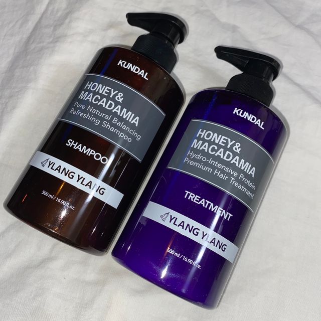 [KUNDAL 공식] 프리미엄 헤어 케어 스페셜 세트 샴푸 500ml &amp; 트리트먼트 500ml 리뷰 사진