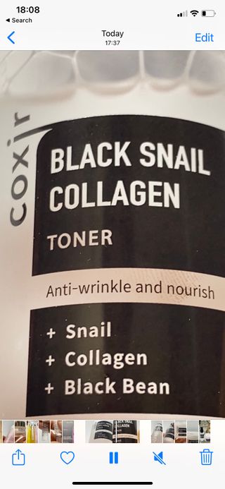 Black Snail Collagen Trio Set [Toner, Serum and Cream] — 5점을 준 리뷰어가 2021년 8월 올린 사용 사진