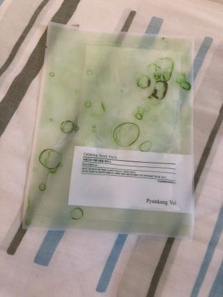 Pyunkang Yul 편강 율 진정 수분 강화 토너 150ml & 진정 마스크팩 10ea — 5점을 준 리뷰어가 2021년 9월 올린 사용 사진