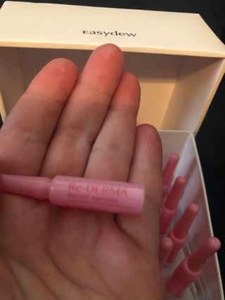 이지듀 리더마 마스터 앰플 1ml x 20 바이알 — 5점을 준 리뷰어가 2021년 2월 올린 사용 사진