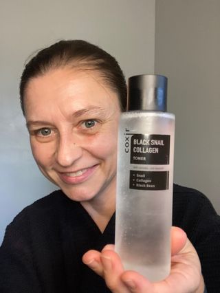 [Coxir] Black Snail Collagen Toner — 5점을 준 리뷰어가 2022년 8월 올린 사용 사진