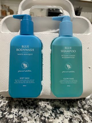 TS 블루에디션(샴푸200ml+바디워시200ml SET) — 5점을 준 리뷰어가 2023년 7월 올린 사용 사진
