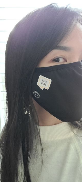 르무통 스피치 버블 아로마 마스크 패치 — 5점을 준 리뷰어가 2021년 4월 올린 사용 사진