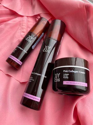 Pink Collagen Line [Toner, Serum, Cream] — 5점을 준 리뷰어가 2021년 8월 올린 사용 사진