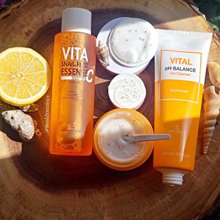 Vita Snail Trio Set [First Essence, Cream, Gel Cleanser] — 5점을 준 리뷰어가 2021년 9월 올린 사용 사진