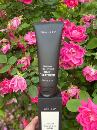 나인레스 매지나인 필 업 실크 트리트먼트 200ml 6.76 fl. 온스 유형에 남겨 — 5점을 준 리뷰어가 2022년 6월 올린 사용 사진
