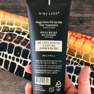 나인레스 매지나인 필 업 실크 트리트먼트 200ml 6.76 fl. 온스 유형에 남겨 — 5점을 준 리뷰어가 2022년 6월 올린 사용 사진