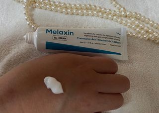 Melaxin 멜락신 TX 크림 50ml — 5점을 준 리뷰어가 2023년 5월 올린 사용 사진