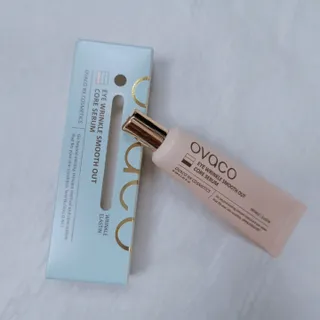 오바코 ovaco eye wrinkle smooth out serum — 3.5점을 준 리뷰어가 2022년 2월 올린 사용 사진