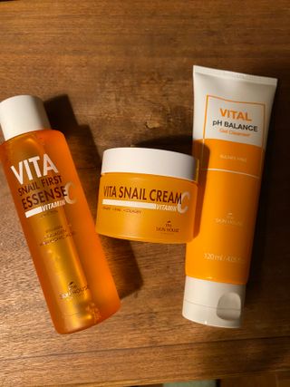 Vita Snail Trio Set [First Essence, Cream, Gel Cleanser] — 5점을 준 리뷰어가 2021년 9월 올린 사용 사진