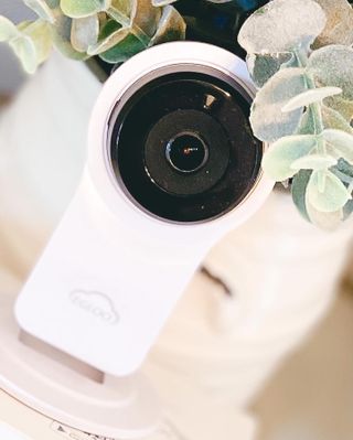 온습도 모니터와 스마트 리모컨이 탑재된 EGLOO cam S4 1080P Wi-Fi 스마트 카메라 — 4점을 준 리뷰어가 2021년 6월 올린 사용 사진