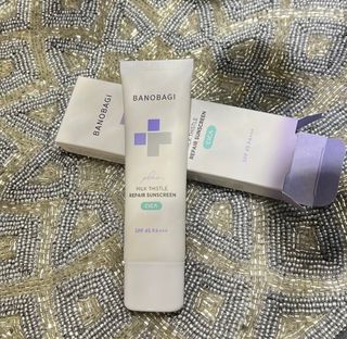 바노바기 코스메틱 바노바기 밀크씨슬 리페어 시카 선스크린 플러스 50ml — 5점을 준 리뷰어가 2023년 9월 올린 사용 사진