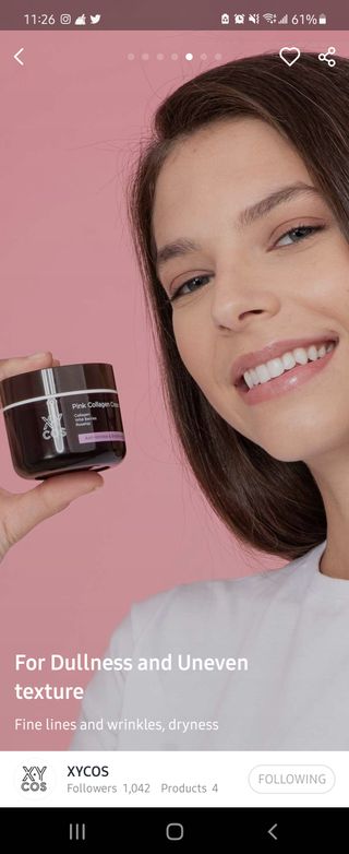 Pink Collagen Line [Toner, Serum, Cream] — 3점을 준 리뷰어가 2021년 9월 올린 사용 사진