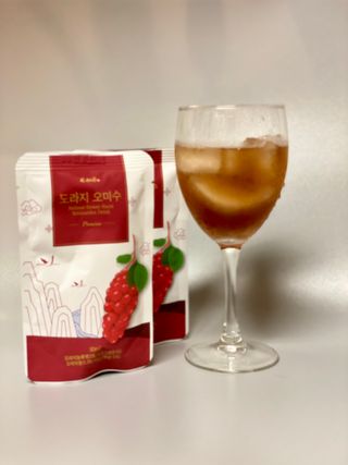 [K-doraji] Omija Berry Drink–80ml pouches of Bellflower Root Concentrate with Omija Berry — 5점을 준 리뷰어가 2021년 9월 올린 사용 사진