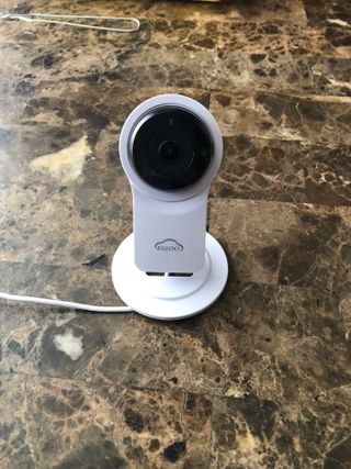 온습도 모니터와 스마트 리모컨이 탑재된 EGLOO cam S4 1080P Wi-Fi 스마트 카메라 — 4점을 준 리뷰어가 2021년 6월 올린 사용 사진