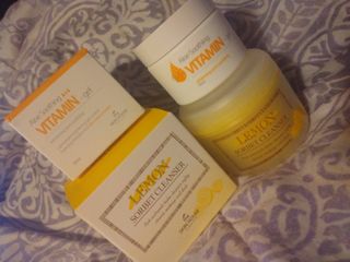 [THE SKIN HOUSE] Lemon Sorbet Cleanser, Aloe Soothing Vitamin Gel — 5점을 준 리뷰어가 2021년 12월 올린 사용 사진