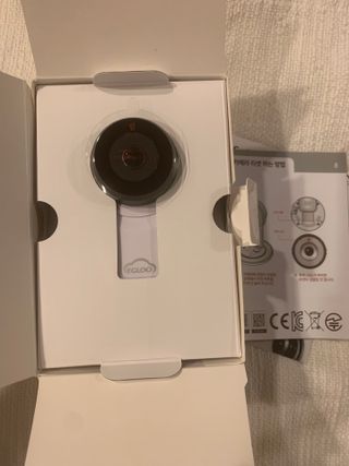 온습도 모니터와 스마트 리모컨이 탑재된 EGLOO cam S4 1080P Wi-Fi 스마트 카메라 — 3점을 준 리뷰어가 2021년 6월 올린 사용 사진