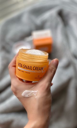 [THE SKIN HOUSE] Vita Snail Cream — 5점을 준 리뷰어가 2022년 2월 올린 사용 사진