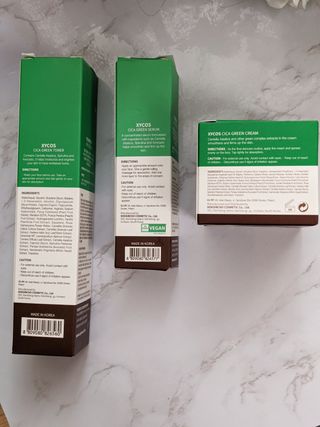 Cica Green Line [Toner, Serum, Cream] — 3.5점을 준 리뷰어가 2021년 9월 올린 사용 사진