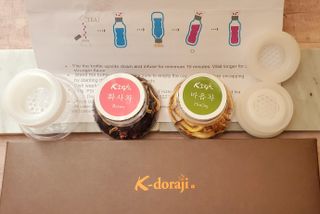 K-doraji PSI TEA Infuser Water Bottle,  Easy Tea Making with Cute Tea Infuser, cold brew tea. — 5점을 준 리뷰어가 2021년 10월 올린 사용 사진