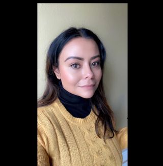 /[HOORISTYLE] 베이직 하프 탑 칼라 넥 디키 남여공용 모의 페이크 터틀넥 — 5점을 준 리뷰어가 2021년 12월 올린 사용 사진