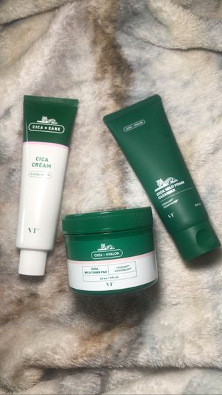 시카 클리어 스팟 패치(10mm 18ea &amp; 12mm 30ea) &amp; 데일리 수딩 마스크 &amp; CICA 크림100ml — 5점을 준 리뷰어가 2023년 7월 올린 사용 사진