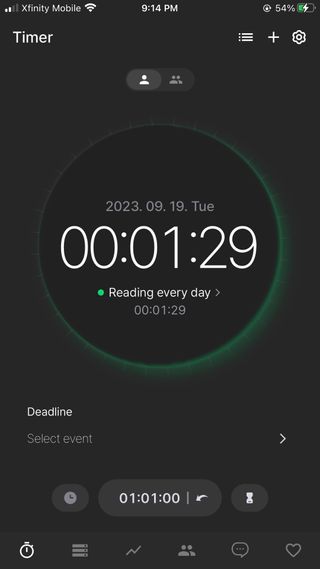 도트타이머 Metaverse time management app, Dote Timer ⏲️ 1 premium lifetime pass, 10 one-year subscriptions — 5점을 준 리뷰어가 2023년 9월 올린 사용 사진