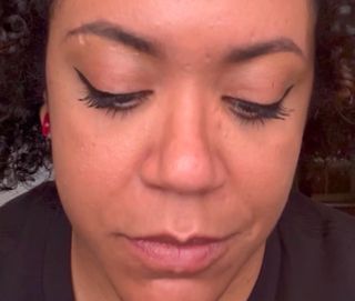RED COOKIES Beaurer Curl Mascara Black Color Water-proof Smudge-proof Macara — 3점을 준 리뷰어가 2025년 1월 올린 사용 사진