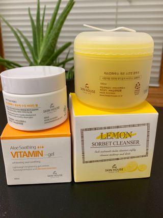 [THE SKIN HOUSE] Lemon Sorbet Cleanser, Aloe Soothing Vitamin Gel — 5점을 준 리뷰어가 2021년 12월 올린 사용 사진
