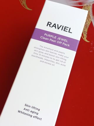 라비엘 RAVIEL 퍼플 쥬얼 클린 필 오프 팩, 마일드 블랙헤드 리무버, 4.1 fl oz(120ml) — 4점을 준 리뷰어가 2023년 5월 올린 사용 사진