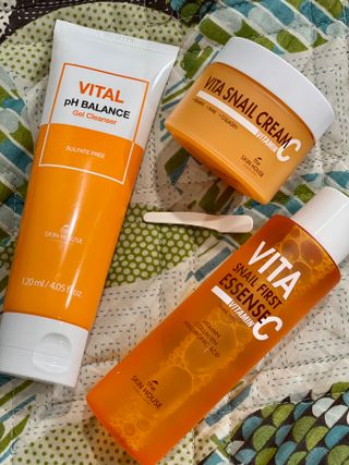 Vita Snail Trio Set [First Essence, Cream, Gel Cleanser] — 5점을 준 리뷰어가 2021년 9월 올린 사용 사진