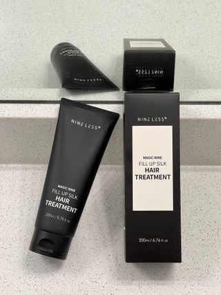 나인레스 매지나인 필 업 실크 트리트먼트 200ml 6.76 fl. 온스 유형에 남겨 — 5점을 준 리뷰어가 2022년 1월 올린 사용 사진