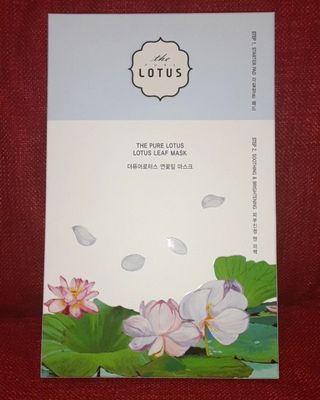 제주 보태니컬 선크림/더 퓨어 로터스 어메니티 세트/연꽃잎 마스크 - 진정 — 4.5점을 준 리뷰어가 2022년 9월 올린 사용 사진